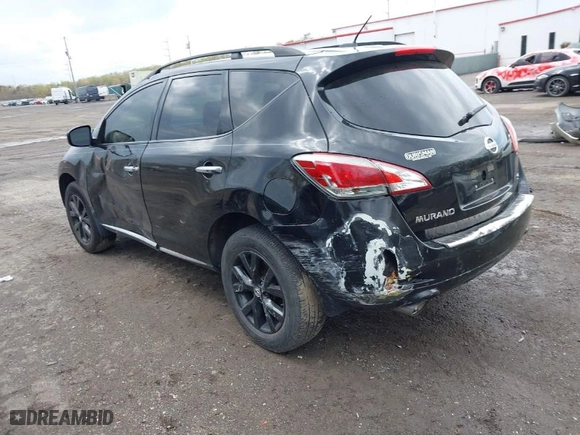 2012 Nissan Murano LE with VIN JN8AZ1MU5CW114658, listed as a IAAI auction lot 42019992 with 161,192 mi miles. Bid and sale history available at carsss.com. Image 3.