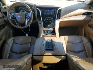 2015 Cadillac Escalade Platinum with VIN 1GYS3PKJXFR588065, listed as a Copart auction lot 85689674 with 111,651 mi miles and Salvage Title. Bid and sale history available at carsss.com. Image 8.