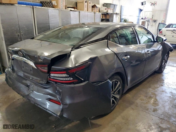 2021 Nissan Maxima SV with VIN 1N4AA6CV3MC513409, listed as a Copart auction lot 79942364 with 0 mi miles and Salvage Title. Bid and sale history available at carsss.com. Image 3.