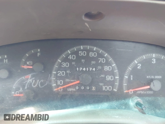 1997 Ford F-150 with VIN 1FTDF0864VKD06980, listed as a IAAI auction lot 42230820 with 174,174 mi miles and . Bid and sale history available at DreamBid. Image 7.