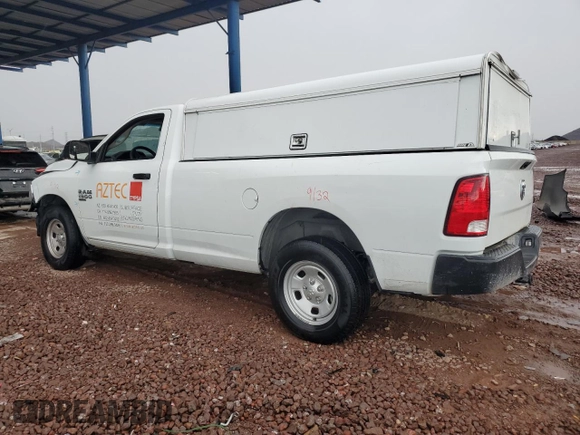 2021 Ram 1500 Tradesman with VIN 3C6JR6DG0MG535990, listed as a Copart auction lot 58473625 with 39,260 mi miles and Salvage title. Bid and sale history available at DreamBid. Image 2.