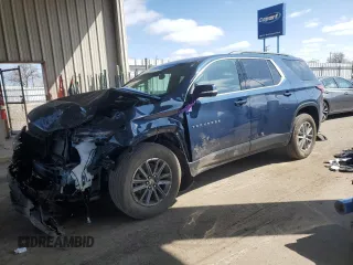 2022 Chevrolet Traverse LT Cloth with VIN 1GNERGKWXNJ160305, listed as a Copart auction lot 51243365 with 18,016 mi miles and Salvage title. Bid and sale history available at DreamBid. Image 1.