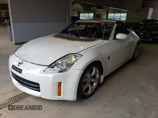 2008 Nissan 350Z Enthusiast with VIN JN1BZ36A18M850792, listed as a Copart auction lot 57545724 with Not Provided miles and Salvage Title. Bid and sale history available at DreamBid. Image 1.