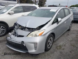 2013 Toyota Prius One with VIN JTDKN3DU8D5695331, listed as a IAAI auction lot 41717067 with 142,650 mi miles. Bid and sale history available at carsss.com. Image 23.