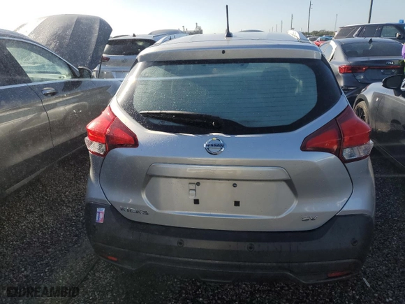 2020 Nissan Kicks SV with VIN 3N1CP5CV6LL509775, listed as a Copart auction lot 75254604 with 0 mi miles and Salvage Title. Bid and sale history available at carsss.com. Image 6.
