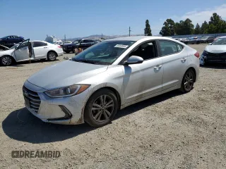 2017 Hyundai Elantra SE with VIN 5NPD84LF2HH017835, listed as a Copart auction lot 58069085 with 136,712 mi miles and Salvage title. Bid and sale history available at DreamBid. Image 1.