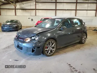 2013 Volkswagen Golf GTI Wolfsburg Edition with VIN WVWGV7AJ6DW125698, listed as a Copart auction lot 63310635 with 112,840 mi miles and Clean title. Bid and sale history available at DreamBid. Image 1.