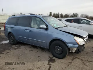 2012 Kia Sedona LX with VIN KNDMG4C76C6445518, listed as a Copart auction lot 44144625 with 109,263 mi miles and Salvage Title. Bid and sale history available at carsss.com. Image 4.