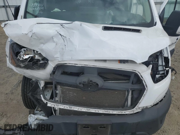 2022 Ford Transit Cargo with VIN 1FTBR1Y80NKA35809, listed as a Copart auction lot 71763524 with Not Provided miles and Salvage Title. Bid and sale history available at DreamBid. Image 11.