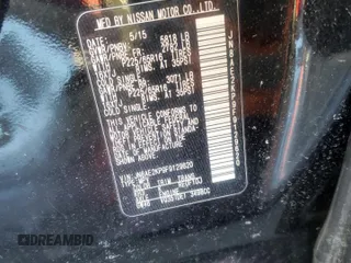 2015 Nissan Quest SV z VIN JN8AE2KP9F9129620, wystawiony jako Copart lot #42491065 z przebiegiem 157 720 mil mil oraz Nie do naprawy • Non repairable. Historia ofert i sprzedaży dostępna na DreamBid. Obrazek 15.