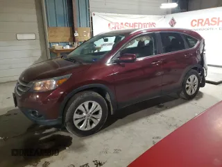 2013 Honda CR-V EX-L with VIN 5J6RM4H74DL052377, listed as a Copart auction lot 48051335 with 143,229 mi miles and Salvage Title. Bid and sale history available at carsss.com. Image 1.