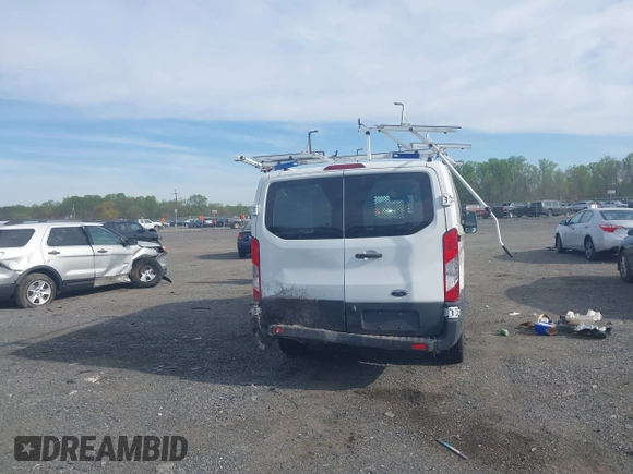 2018 Ford Transit with VIN 1FTYE1YM1JKB29601, listed as a IAAI auction lot 42085587 with 146,846 mi miles and . Bid and sale history available at DreamBid. Image 17.