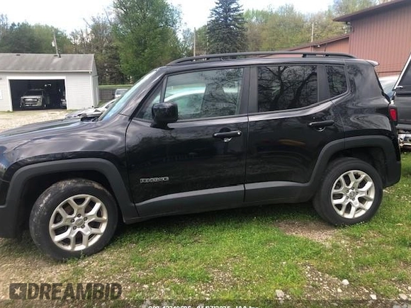 2018 Jeep Renegade Latitude with VIN ZACCJBBB6JPH80201, listed as a IAAI auction lot 42219606 with 138,145 mi miles and . Bid and sale history available at carsss.com. Image 2.