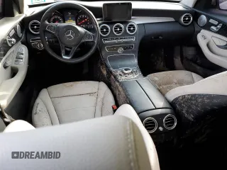 2017 Mercedes-Benz C with VIN NJ1266E, listed as a Copart auction lot 47174515 with Not provided miles and Salvage title. Bid and sale history available at DreamBid. Image 8.