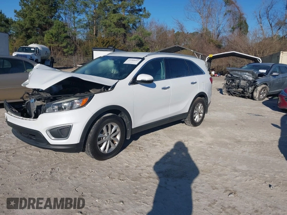 2017 Kia Sorento LX with VIN 5XYPG4A33HG255838, listed as a IAAI auction lot 41688042 with 50,187 mi miles. Bid and sale history available at carsss.com. Image 18.