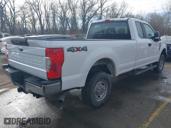 2020 Ford F-250 XL with VIN 1FT7X2BN7LED84767, listed as a IAAI auction lot 41833141 with 39,851 mi miles and . Bid and sale history available at DreamBid. Image 4.