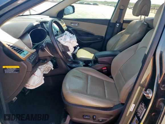 2014 Hyundai Santa Fe Sport with VIN 5XYZU3LB3EG169201, listed as a Copart auction lot 52828455 with 187,953 mi miles and Salvage Title. Bid and sale history available at carsss.com. Image 7.