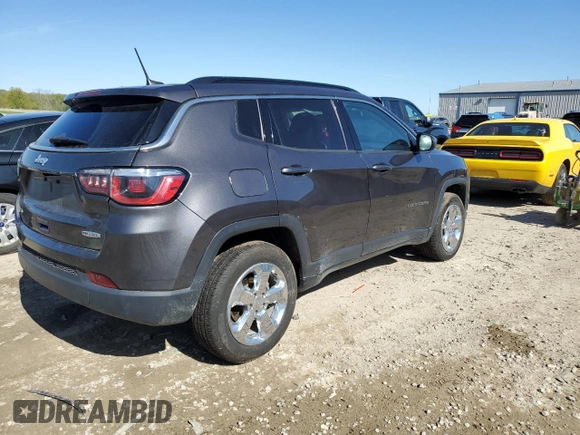 2020 Jeep Compass Latitude с VIN 3C4NJDBB0LT143269, выставлен на аукционе Copart как лот 56095855 с пробегом 127 251 миль миль и Чистый • Clean title. История ставок и продаж доступна на DreamBid. Изображение 3.