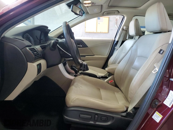 2013 Honda Accord Sdn EX-L with VIN 1HGCR2F8XDA176681, listed as a Copart auction lot 54115705 with 219,518 mi miles and Salvage Title. Bid and sale history available at carsss.com. Image 7.