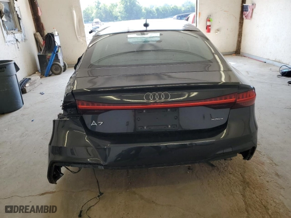 2019 Audi A7 Prestige with VIN WAUV2AF27KN109959, listed as a Copart auction lot 61156633 with 0 mi miles. Bid and sale history available at carsss.com. Image 6.