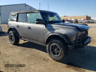 2022 Ford Bronco with VIN 1FMEE5DH1NLA78454, listed as a Copart auction lot 72933794 with 40,262 mi miles and Salvage Title. Bid and sale history available at DreamBid. Image 4.
