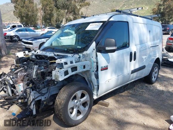 2022 Ram ProMaster City Cargo Tradesman with VIN ZFBHRFAB4N6Y26501, listed as a IAAI auction lot 41979547 with 47,807 mi miles and . Bid and sale history available at DreamBid. Image 2.