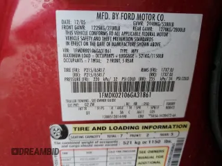 2006 Ford Freestyle SEL with VIN 1FMDK02106GA31861, listed as a Copart auction lot 86902094 with 185,278 mi miles and Salvage Title. Bid and sale history available at carsss.com. Image 13.