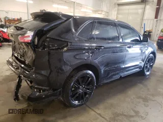 2021 Ford Edge SEL with VIN 2FMPK4J94MBA20782, listed as a Copart auction lot 50513635 with 41,290 mi miles and Salvage Title. Bid and sale history available at carsss.com. Image 3.