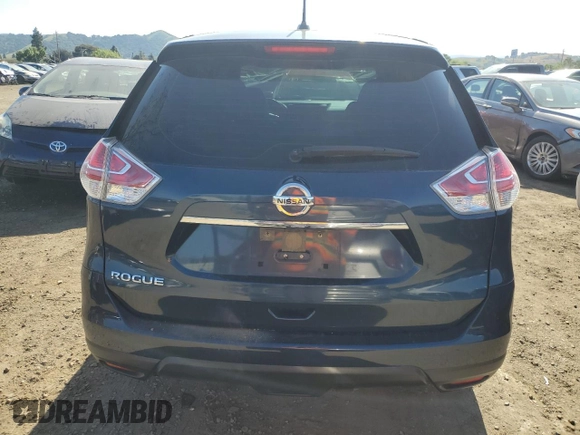 2016 Nissan Rogue S with VIN JN8AT2MT7GW000195, listed as a Copart auction lot 54763995 with 150,790 mi miles and Clean Title. Bid and sale history available at DreamBid. Image 6.