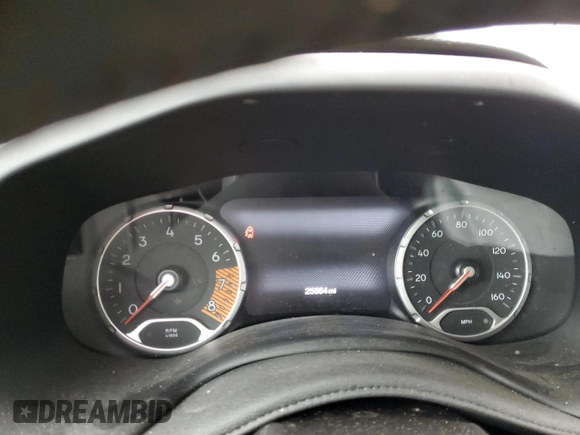 2022 Jeep Renegade Latitude with VIN ZACNJDB10NPN90182, listed as a Copart auction lot 44916335 with 25,664 mi miles and Salvage title. Bid and sale history available at DreamBid. Image 9.