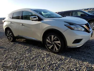 2015 Nissan Murano Platinum with VIN 5N1AZ2MH9FN254108, listed as a Copart auction lot 50627235 with 109,655 mi miles and Salvage Title. Bid and sale history available at carsss.com. Image 4.