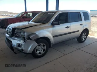 2010 Honda Pilot LX with VIN 5FNYF4H23AB010216, listed as a Copart auction lot 56991145 with 211,036 mi miles and Salvage title. Bid and sale history available at DreamBid. Image 1.