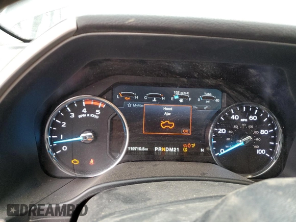 2019 Ford F-350 XL with VIN 1FT8W3BT2KEG36001, listed as a Copart auction lot 52803685 with 119,710 mi miles and Salvage Title. Bid and sale history available at DreamBid. Image 9.