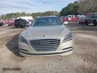 2015 Hyundai Genesis 3.8L with VIN KMHGN4JE6FU080466, listed as a IAAI auction lot 41848723 with 130,740 mi miles. Bid and sale history available at carsss.com. Image 13.