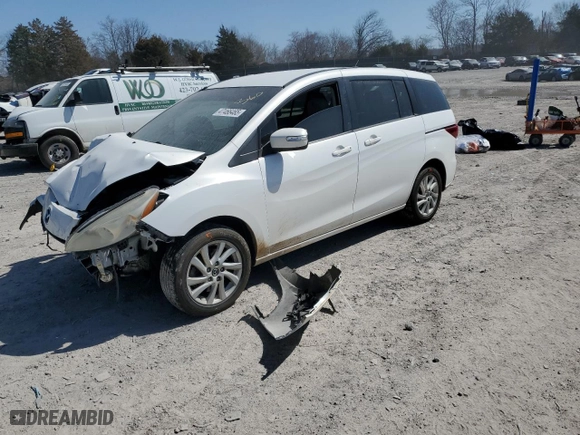 2015 Mazda Mazda5 Sport with VIN JM1CW2BL4F0178596, listed as a Copart auction lot 47466465 with 90,173 mi miles and Salvage Title. Bid and sale history available at carsss.com. Image 1.
