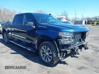 2021 Chevrolet Silverado 1500 RST with VIN 1GCUYEEL3MZ212306, listed as a IAAI auction lot 41855149 with 57,291 mi miles. Bid and sale history available at carsss.com. Image 1.