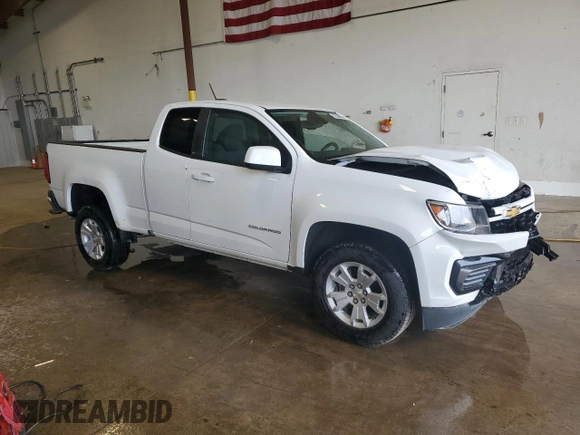2022 Chevrolet Colorado 2WD LT z VIN 1GCHSCEA0N1127770, wystawiony jako Copart lot #59791265 z przebiegiem 79 393 mil mil oraz Czysty tytuł • Clean title. Historia ofert i sprzedaży dostępna na DreamBid. Obrazek 4.
