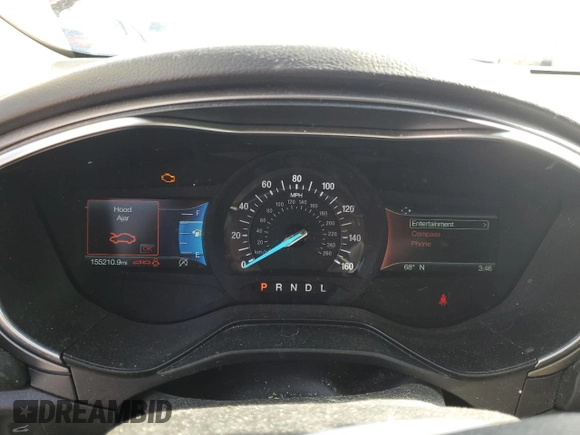 2020 Ford Fusion SE with VIN 3FA6P0HD3LR167475, listed as a Copart auction lot 53060495 with 155,210 mi miles and Non Repairable. Bid and sale history available at DreamBid. Image 9.