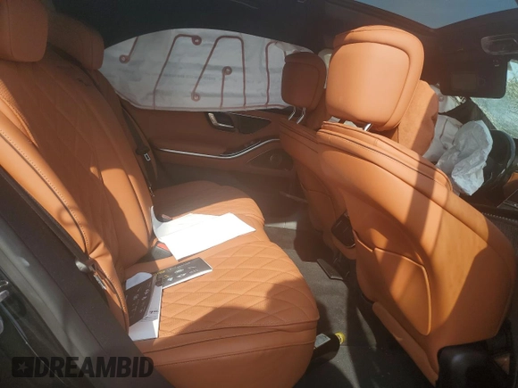 2024 Mercedes-Benz S 580e with VIN W1K6G6KB9RA304206, listed as a Copart auction lot 70650454 with Not Provided miles and Salvage Title. Bid and sale history available at DreamBid. Image 10.