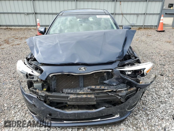 2014 Kia Cadenza Premium with VIN KNALN4D75E5139772, listed as a Copart auction lot 70265124 with 57,907 mi miles and Salvage Title. Bid and sale history available at carsss.com. Image 5.