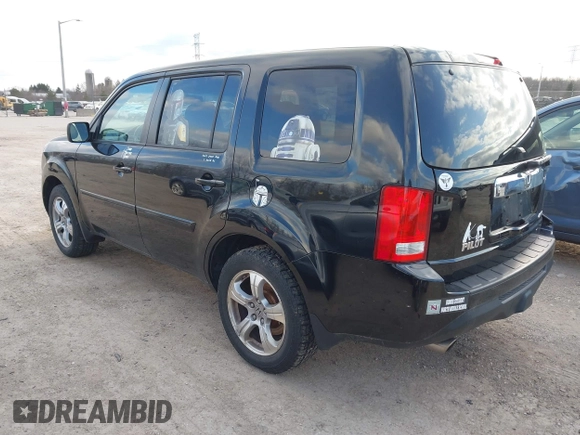 2012 Honda Pilot EX-L with VIN 5FNYF4H72CB080093, listed as a IAAI auction lot 41989095 with 147,900 mi miles and . Bid and sale history available at DreamBid. Image 3.