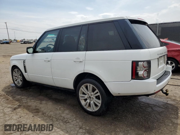 2012 Land Rover Range Rover HSE Lux with VIN SALMF1D46CA385185, listed as a Copart auction lot 54652525 with 158,695 mi miles and Clean Title. Bid and sale history available at DreamBid. Image 2.