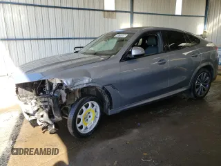 2025 BMW X6 xDrive40i with VIN 5UX33EX04S9W89514, listed as a Copart auction lot 45770205 with 0 mi miles and Clean Title. Bid and sale history available at carsss.com. Image 1.
