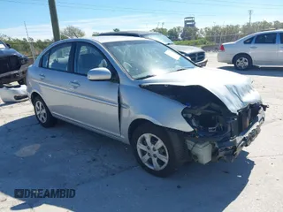 2010 Hyundai Accent GLS with VIN KMHCN4ACXAU415041, listed as a IAAI auction lot 41754699 with 180,502 mi miles. Bid and sale history available at carsss.com. Image 1.