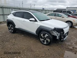 2024 Hyundai Kona Limited with VIN KM8HECA33RU167288, listed as a Copart auction lot 50764915 with 16,401 mi miles and Salvage Title. Bid and sale history available at carsss.com. Image 4.