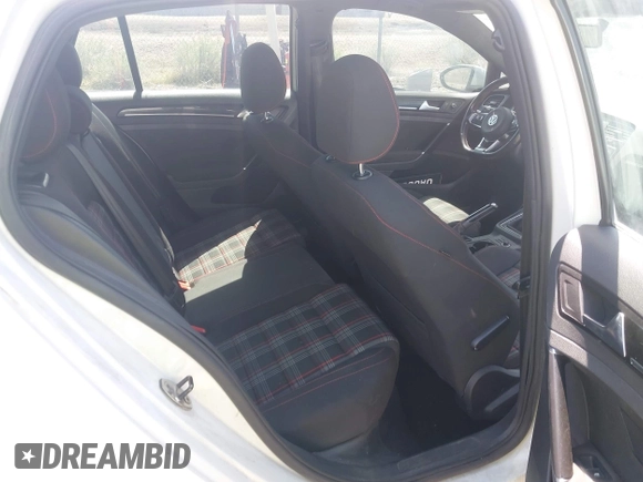 2017 Volkswagen Golf GTI S with VIN 3VW5T7AU2HM035393, listed as a IAAI auction lot 42009016 with 80,669 mi miles. Bid and sale history available at carsss.com. Image 8.