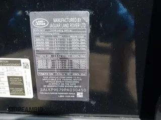 2024 Land Rover Range Rover SE z VIN SALKP9E96RA092327, wystawiony jako IAAI lot #42060310 z przebiegiem 41 594 mil mil oraz . Historia ofert i sprzedaży dostępna na DreamBid. Obrazek 9.