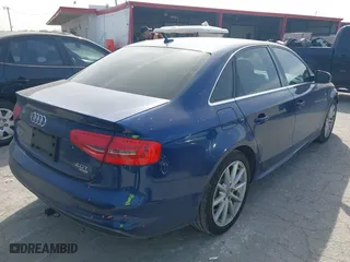 2014 Audi A4 Premium Plus with VIN WAUFFAFLXEN036625, listed as a IAAI auction lot 41876874 with 150,374 mi miles. Bid and sale history available at carsss.com. Image 4.