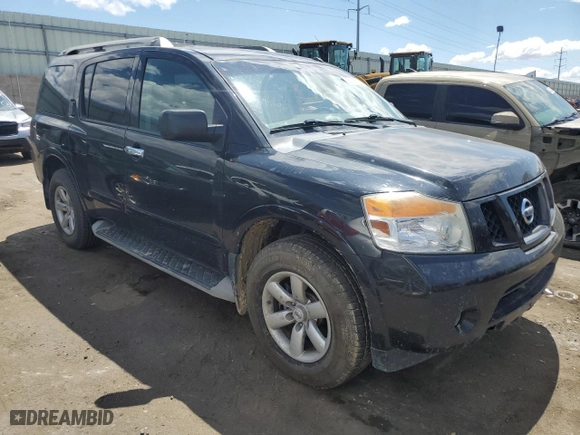 2014 Nissan Armada SV with VIN 5N1AA0NC6EN607854, listed as a Copart auction lot 69512664 with NaN miles and Salvage Title. Bid and sale history available at carsss.com. Image 4.