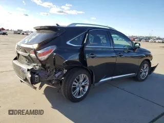 2013 Lexus RX 350 with VIN 2T2ZK1BA7DC095287, listed as a Copart auction lot 47789855 with 110,385 mi miles and Salvage Title. Bid and sale history available at DreamBid. Image 3.